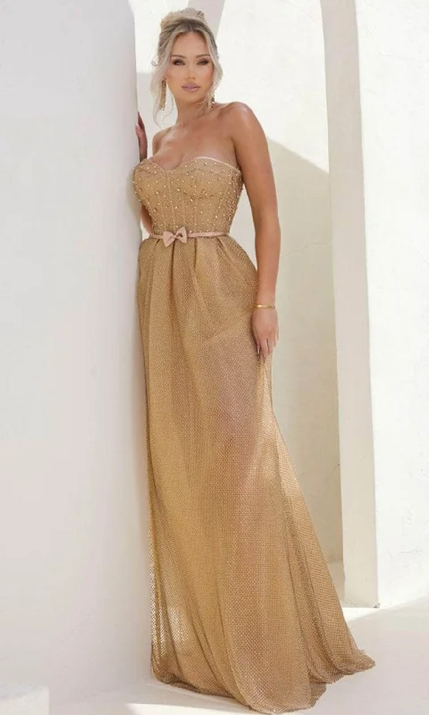 Satin Mermaid Dress Terani Couture 241P2092 - Sweetheart Neckline Strapless Ballgown Satin Mermaid Dress Terani Couture 241P2092 - Sweetheart Neckline Strapless Ballgown