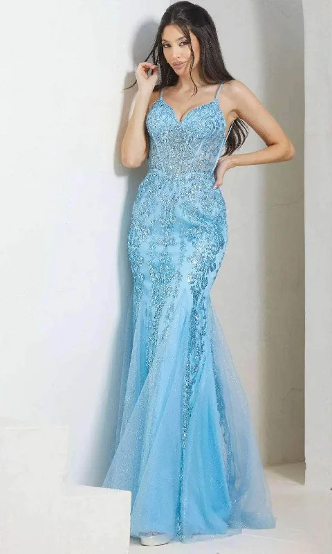 Elegant Organza Dress Terani Couture 241P2294 - Beaded Sleeveless Trumpet Long Prom Dress Elegant Organza Dress Terani Couture 241P2294 - Beaded Sleeveless Trumpet Long Prom Dress